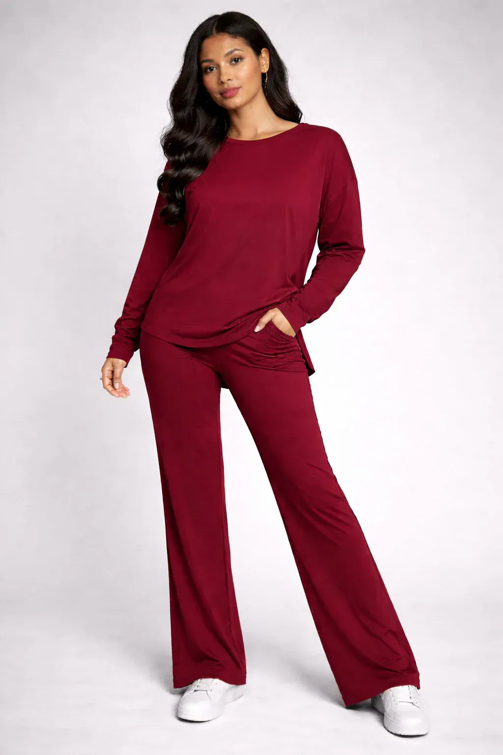 Comfettie cotton jersey flapper-style night suit for summer, featuring a comfortable, loose fit and casual design in plain style.