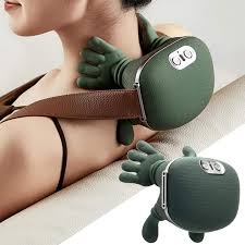 Heated 3-level deep tissue shoulder massager from Nextry.pk with ergonomic design and adjustable heat settings.