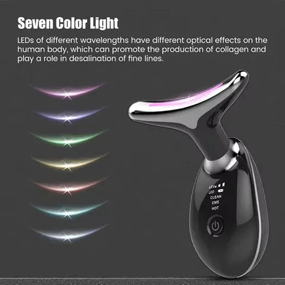 Anti-Aging Neck & Face Massager | Intense Pulsed Light Wrinkle Reducing Instrument for Skin Tightening
