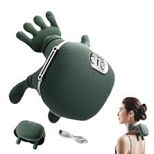 Heated 3-level deep tissue shoulder massager from Nextry.pk showing adjustable settings and ergonomic design for muscle relief.