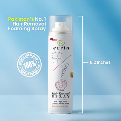New Ecrin Hair Removal Foaming Spray (for men & women) 200ml