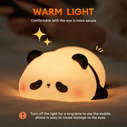 Nextry Panda LED desk lamp with adjustable arm and soft white light, ideal for reading or workspace illumination.