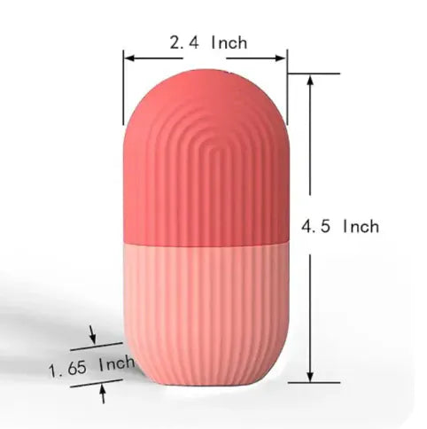 Silicone face ice roller by Nextry.pk with ergonomic handle and smooth roller for facial cooling and skincare.