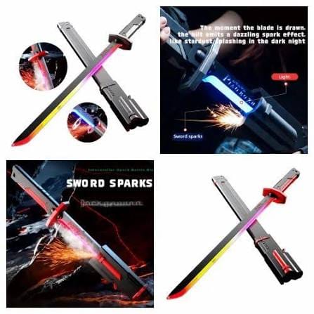 Sparkblade Led Sword WIth Smoke & Spark Effect | Katana Sword With Led Lights